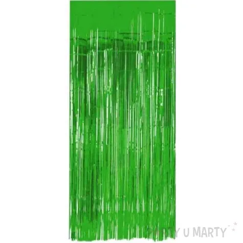 kurtyna na drzwi classic metalik zielony folat 200 x 100 cm