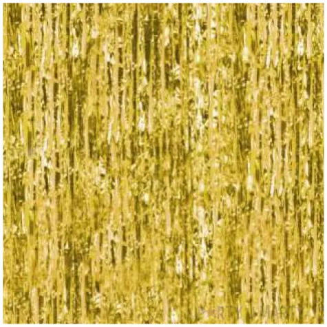 kurtyna na drzwi classic metalik zlota partypal 200 x 100 cm