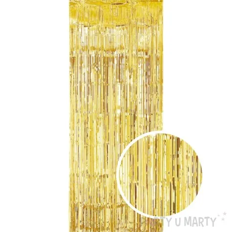 kurtyna na drzwi classic metalik zloty folat 200 x 100 cm