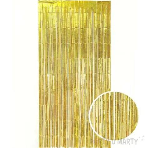 kurtyna na drzwi classic metalik zloty partypal 250 x 100 cm