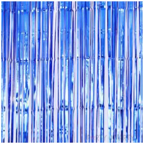 kurtyna na drzwi classic niebieska oaktree 240 x 90 cm