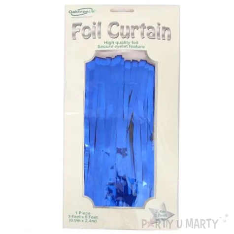 kurtyna na drzwi classic niebieska oaktree 240 x 90 cm