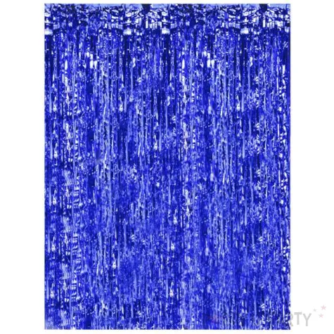 kurtyna na drzwi classic niebieska partypal 200 x 100 cm