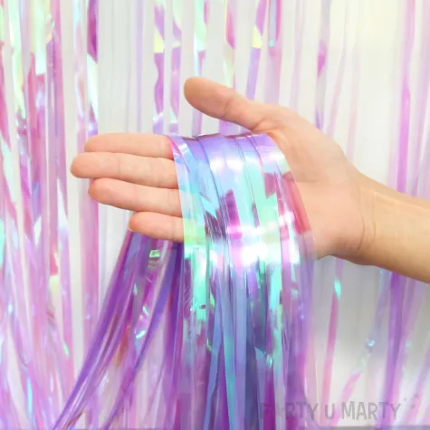 kurtyna na drzwi classic opalizujaca fioletowy jasny godan 100 x 200 cm