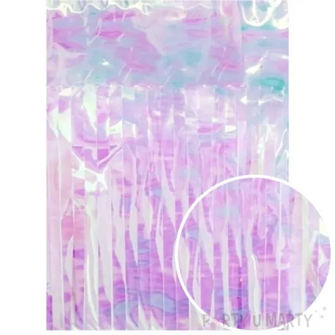 kurtyna na drzwi classic opalizujaca rozowy partypal 200 x 100 cm