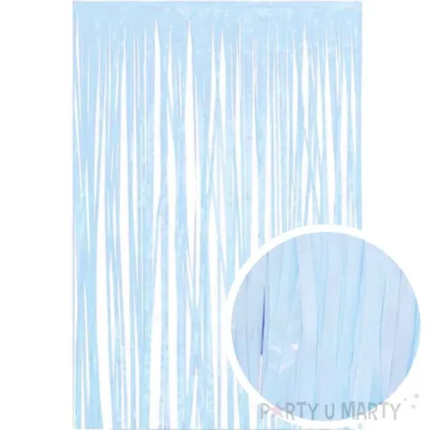 kurtyna na drzwi classic pastel niebieski godan 200 x 100 cm