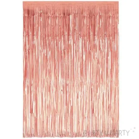 kurtyna na drzwi classic rozowe zloto godan 240 x 90 cm