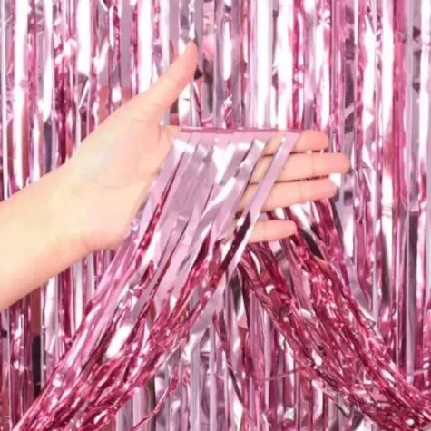 kurtyna na drzwi classic rozowe zloto jix 200 x 100 cm