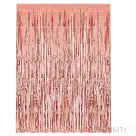 kurtyna na drzwi classic rozowe zloto jix 250 x 90 cm