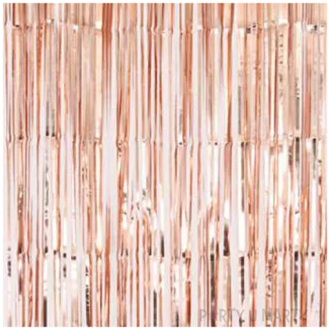 kurtyna na drzwi classic rozowe zloto oaktree 240 x 90 cm