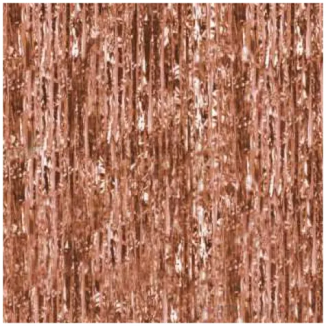 kurtyna na drzwi classic rozowe zloto partypal 200 x 100 cm