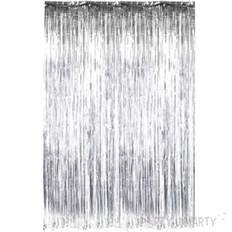 kurtyna na drzwi classic srebrna jix 100 x 200 cm