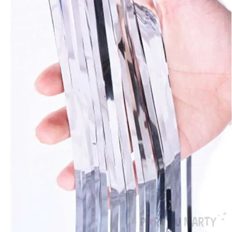 kurtyna na drzwi classic srebrna jix 100 x 200 cm