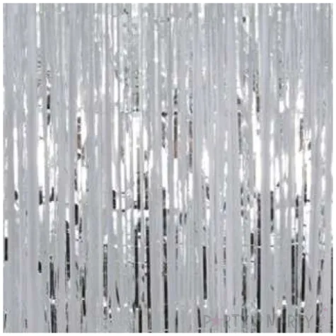 kurtyna na drzwi classic srebrna oaktree 240 x 90 cm