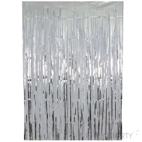 kurtyna na drzwi classic srebrna oaktree 240 x 90 cm