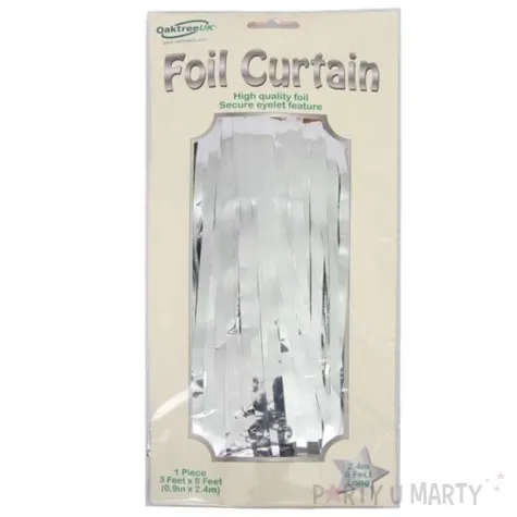 kurtyna na drzwi classic srebrna oaktree 240 x 90 cm