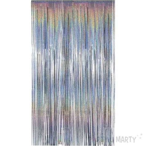 kurtyna na drzwi classic srebrny opalizujacy arpex 200 x 100 cm