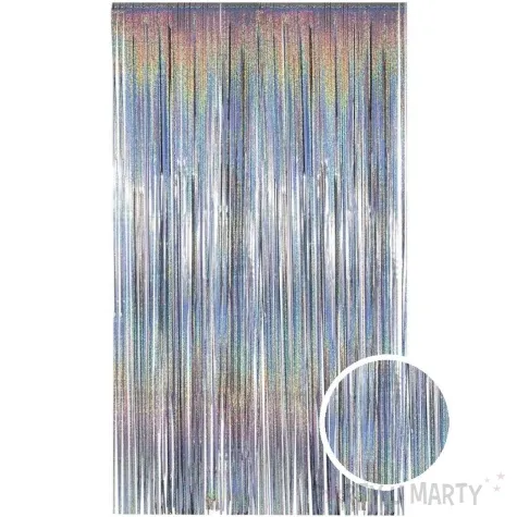 kurtyna na drzwi classic srebrny opalizujacy arpex 200 x 100 cm