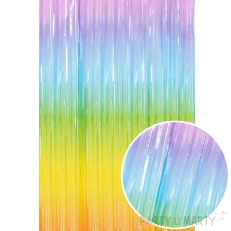 kurtyna na drzwi classic teczowa partypal 200 x 100 cm