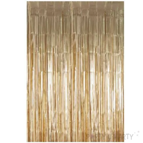 kurtyna na drzwi classic zlota retro partydeco 250 x 90 cm