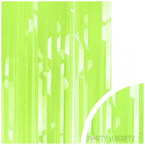 kurtyna na drzwi dekoracja na sylwestra urodziny zielony 200 x 100 cm