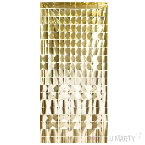 kurtyna na drzwi dekoracja na sylwestra wesele urodziny zloty satynowy 200 x 100 cm