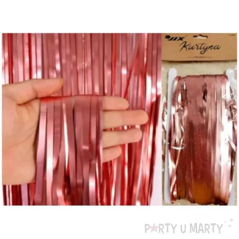 kurtyna na drzwi holograficzna miedziana jix 200 x 100 cm