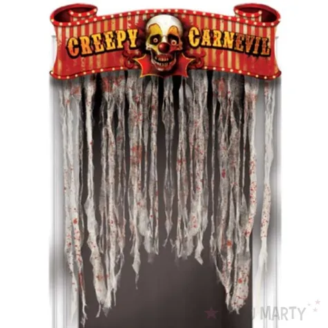kurtyna na drzwi horror creepy carnevil funnyfashion 137 x 96 cm
