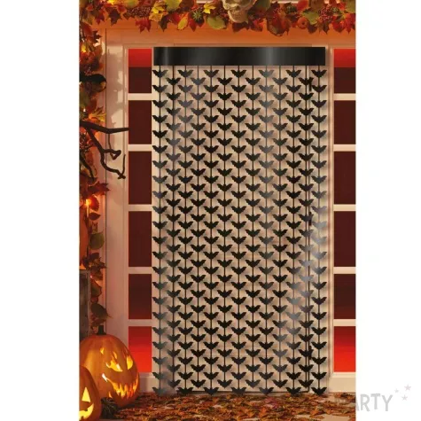 kurtyna na drzwi nietoperze czarny guirca 100 x 200 cm