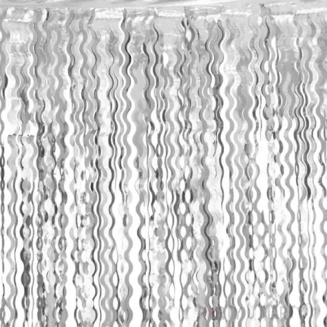 kurtyna na drzwi spirale srebrny godan 200 x 100 cm