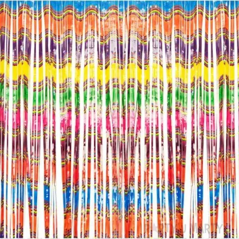 kurtyna na drzwi teczowe fale godan 200 x 100 cm