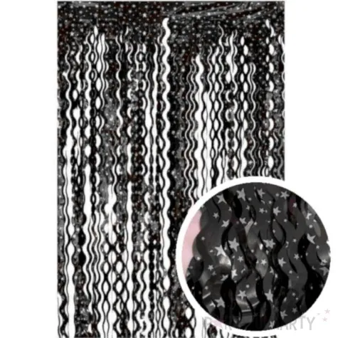 kurtyna na drzwi zakrecone gwiazdki godan 200 x 100 cm