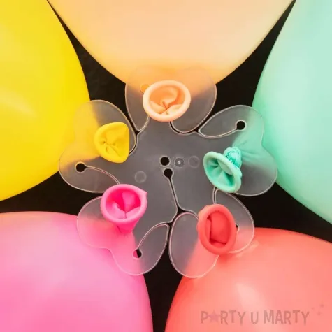 laczniki do balonow kwiatek 11 balonow partypal 8 cm 100 szt