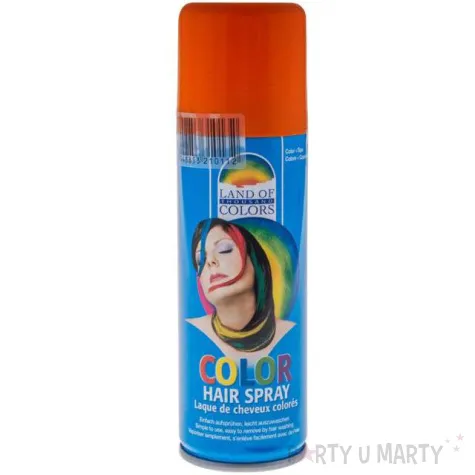 lakier do wlosow pomaranczowy funnyfashion 125 ml