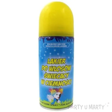 lakier do wlosow swiecacy w ciemnosci zolty godan 125 ml