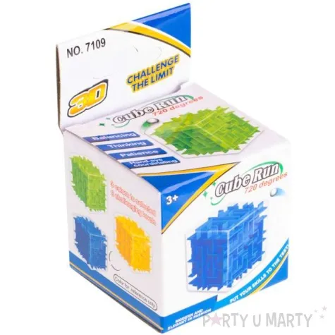 lamiglowka labirynt 3d niebieska ikonka