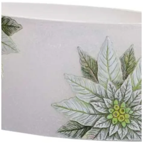 lampion christmas flower kwiaty poinsencji lezka bialy bartek candles 95 265 mm