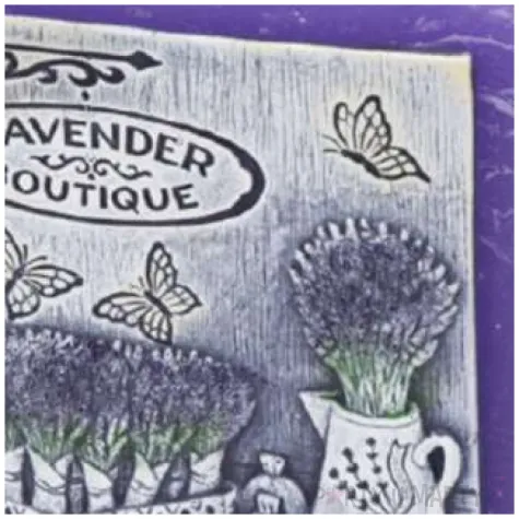 lampion kostka lawendowa bartek candles 110 105 mm