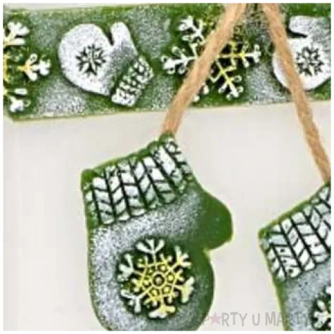 lampion kostka zimowe rekawiczki zielony adpal 115 100 mm