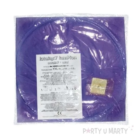 lampion latajacy classic xxl fioletowy 38 x 58 x 103 cm