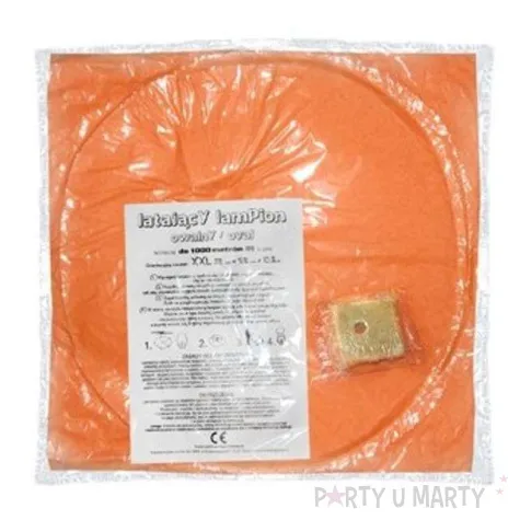lampion latajacy classic xxl pomaranczowy 38 x 58 x 103 cm