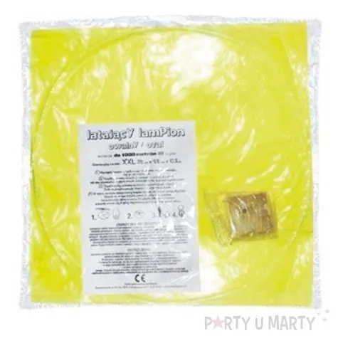 lampion latajacy classic xxl zolty 38 x 58 x 103 cm