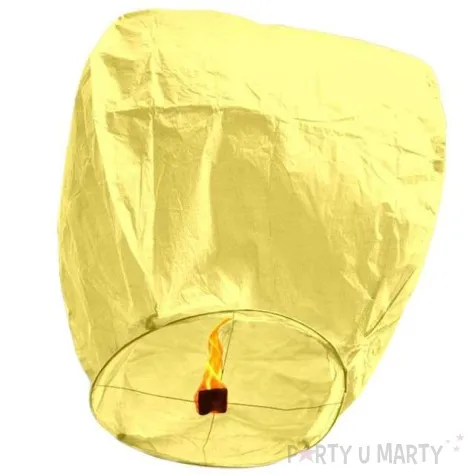 lampion latajacy zolty 46 x 46 x 82 cm 1 szt