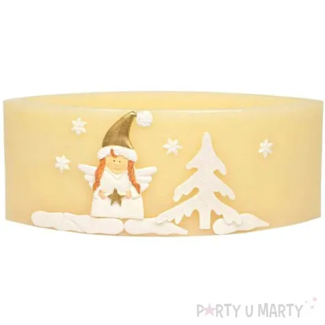 lampion lezka aniolek ecru adpal 290 135 110 mm