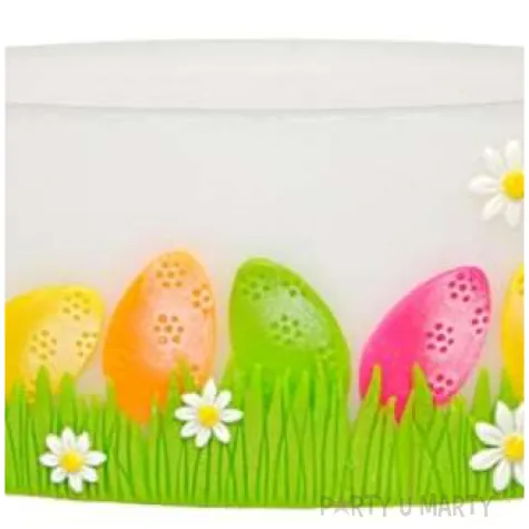 lampion lezka wielkanocne pisanki bialy 110 290 mm