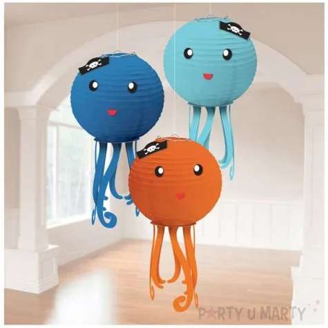 lampion papierowy ahoy birthday mix amscan 24 cm 3 szt