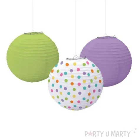 lampion papierowy baby party amscan 24 cm 3 szt