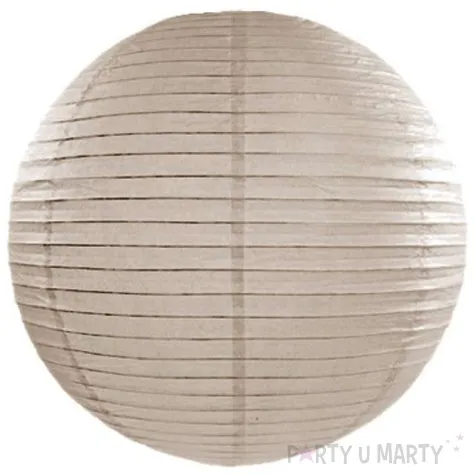 lampion papierowy bezowy 20 cm
