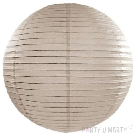 lampion papierowy bezowy 35 cm