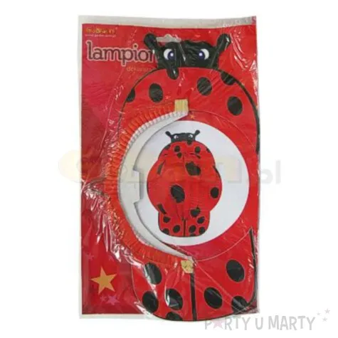lampion papierowy biedronka